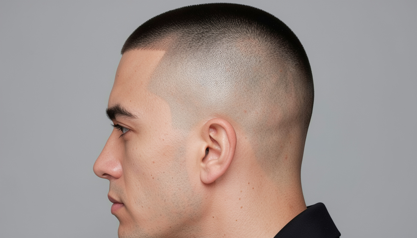 low taper buzz cut
